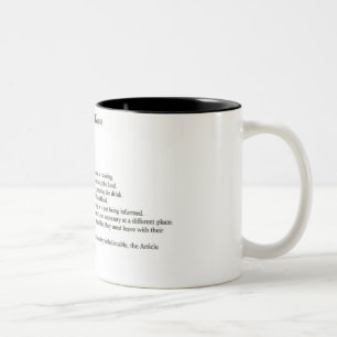 Caneca De Café Em Dois Tons O chefe grande
