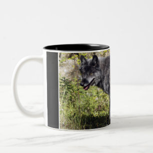 Caneca De Café Em Dois Tons O Cinza Pathfinder Wolf Mug