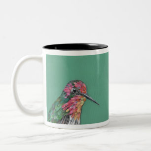 Caneca De Café Em Dois Tons O colibri de Anna