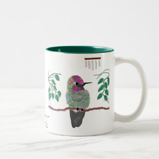 Caneca De Café Em Dois Tons O colibri de Anna