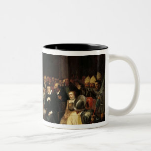 Caneca De Café Em Dois Tons O colóquio de Poissy em 1561, 1840