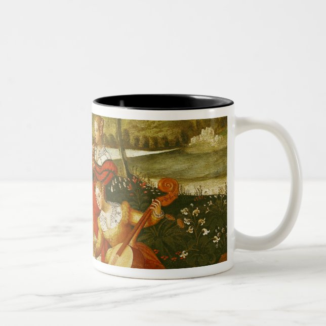 Caneca De Café Em Dois Tons O concerto exterior (Direita)