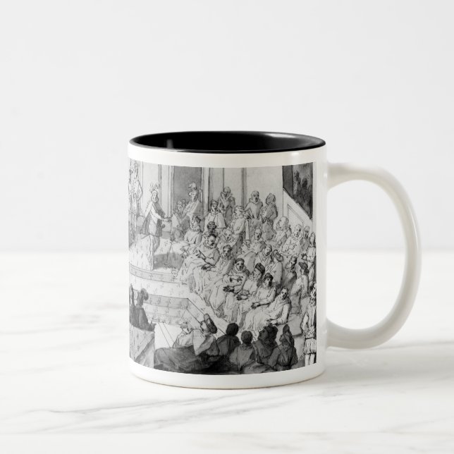 Caneca De Café Em Dois Tons O conjunto das propriedades de Blois (Direita)