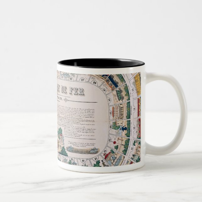 Caneca De Café Em Dois Tons O conselho para um jogo railway, 1850 (Direita)