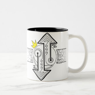Caneca De Café Em Dois Tons O contrapeso (caneca)