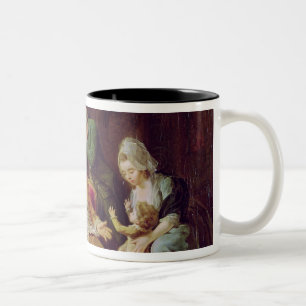 Caneca De Café Em Dois Tons O contrato quebrado