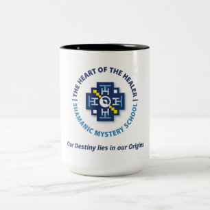 Caneca De Café Em Dois Tons O Coração da Mug de Café Mais Calor