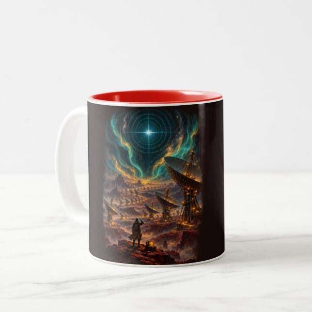 Caneca De Café Em Dois Tons O Coro do Sinal (Frente Esquerda)