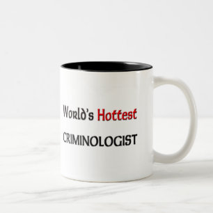 Caneca De Café Em Dois Tons O criminologista o mais quente dos mundos