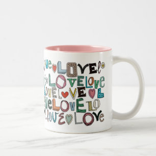 Caneca De Café Em Dois Tons o d o e