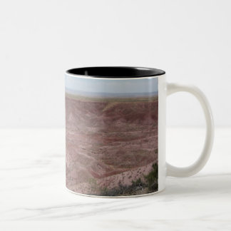 Caneca De Café Em Dois Tons O deserto pintado