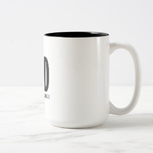 Caneca De Café Em Dois Tons O Dia do Pai Mug