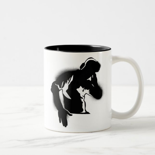 CANECA DE CAFÉ EM DOIS TONS O DJ (Direita)