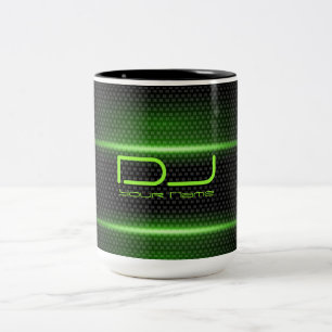 Caneca De Café Em Dois Tons O DJ elegante agride