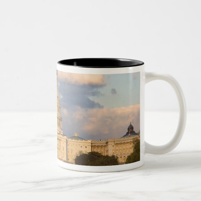 Caneca De Café Em Dois Tons O edifício do Capitólio dos Estados Unidos em (Direita)