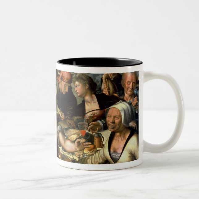 Caneca De Café Em Dois Tons O filho Prodigal, 1536 (Direita)