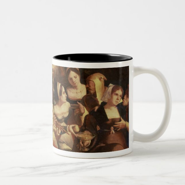 Caneca De Café Em Dois Tons O filho Prodigal que deleita-se com prostitutas (Direita)