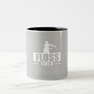Caneca De Café Em Dois Tons O Floss gosta de um chefe