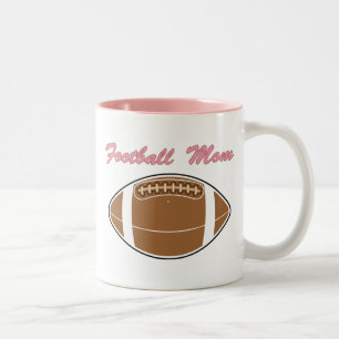 Caneca De Café Em Dois Tons O futebol de mamãe Mugs