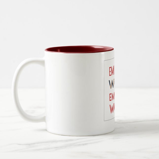 Caneca De Café Em Dois Tons O futuro é feminino (Esquerda)