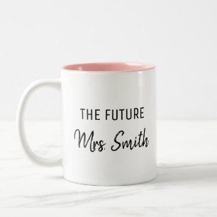 Caneca De Café Em Dois Tons O futuro, Sra. Mug
