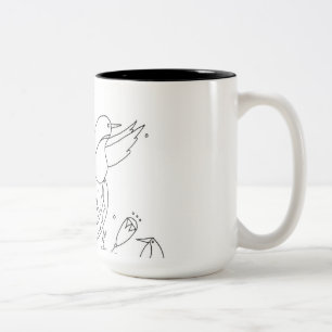 Caneca De Café Em Dois Tons O gafanhoto - Sarah Fielke Bom 2018