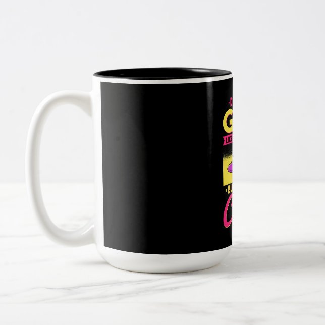 Caneca De Café Em Dois Tons O Golf De Disco É Legal (Esquerda)