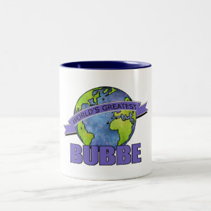 Caneca De Café Em Dois Tons O grande Bubbe do mundo