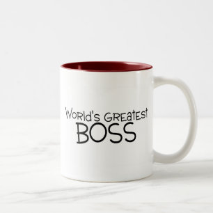Caneca De Café Em Dois Tons O grande chefe dos mundos