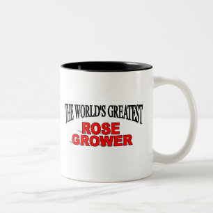 Caneca De Café Em Dois Tons O grande cultivador cor-de-rosa do mundo