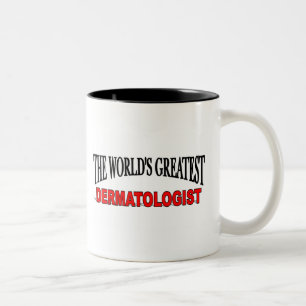 Caneca De Café Em Dois Tons O grande dermatologista do mundo