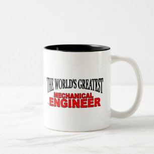 Caneca De Café Em Dois Tons O grande engenheiro mecânico do mundo