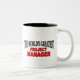 Caneca De Café Em Dois Tons O grande gestor de projecto do mundo