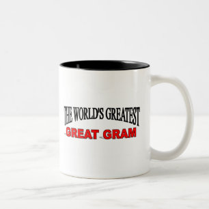 Caneca De Café Em Dois Tons O grande grande grama do mundo
