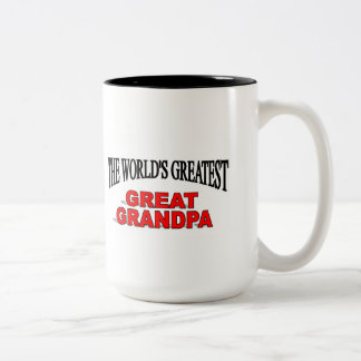 Caneca De Café Em Dois Tons O grande grande vovô do mundo