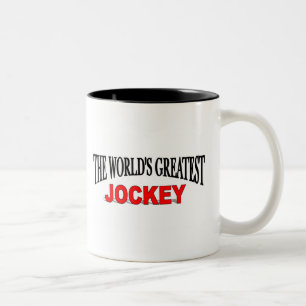 Caneca De Café Em Dois Tons O grande jóquei do mundo
