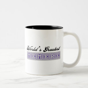 Caneca De Café Em Dois Tons O grande Memere do mundo