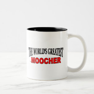 Caneca De Café Em Dois Tons O grande Moocher do mundo
