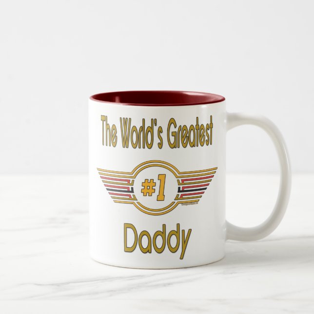 Caneca De Café Em Dois Tons O grande pai do mundo (Direita)