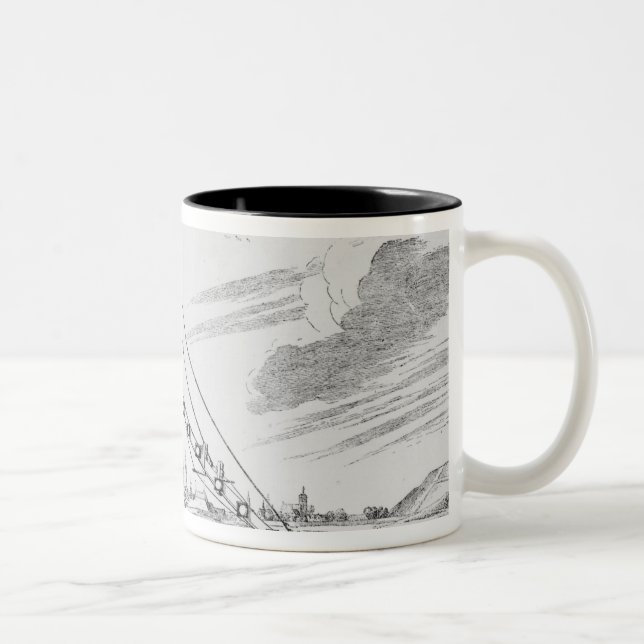 Caneca De Café Em Dois Tons O grande telescópio astronômico (Direita)