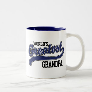 Caneca De Café Em Dois Tons O grande vovô do mundo