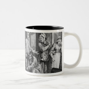 Caneca De Café Em Dois Tons O herdeiro novo toma a possessão de