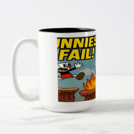 Caneca De Café Em Dois Tons O Homem da Taça é o presente dos Heróis