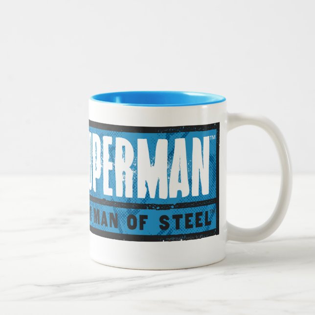 Caneca De Café Em Dois Tons O Homem do Aço (Direita)