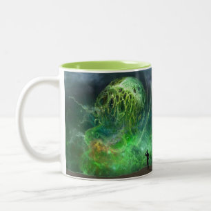Caneca De Café Em Dois Tons O horror cósmico indescritível de Lovecraftian
