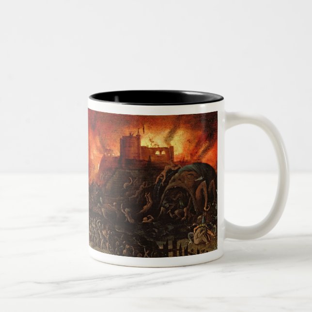 Caneca De Café Em Dois Tons O horroroso do inferno (Direita)