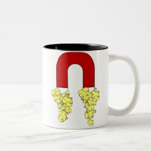 Caneca De Café Em Dois Tons O ímã $17,95 dois do pintinho tonificou a caneca
