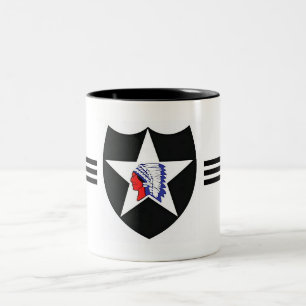 Caneca De Café Em Dois Tons ò Infantaria Div. - Exército