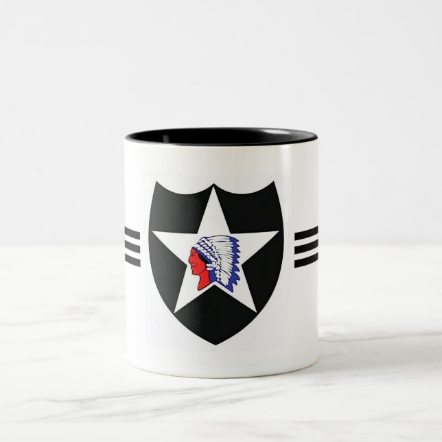 Caneca De Café Em Dois Tons ò Infantaria Div. - Exército (Centro)