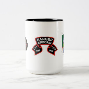 Caneca De Café Em Dois Tons ø Infantaria do batalhão (GUARDA FLORESTAL) a 75